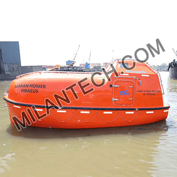 VIKING NORSAFE JYN65 TOTALLY ENCLOSED LIFEBOAT MAXIMUM 36 PERSONS شرکت میلان صنعت